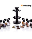 Condiment Spice Jars Revolving Base