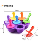 Silicone Ice Cream Popsicle Mold 7 Holes