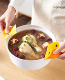 Silicone Mini Pot Holder Duck Shape