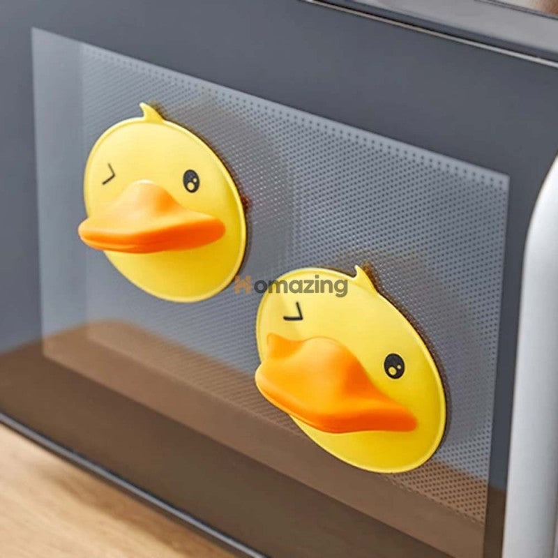 Silicone Mini Pot Holder Duck Shape