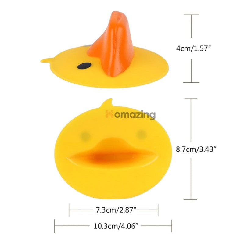Silicone Mini Pot Holder Duck Shape