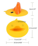 Silicone Mini Pot Holder Duck Shape
