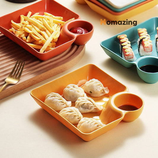 Square Dumpling Plate