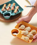 Square Dumpling Plate