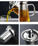 Glass Teapot Jug With Infuse