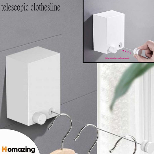 Telescopic Clothesline Wall Hanger
