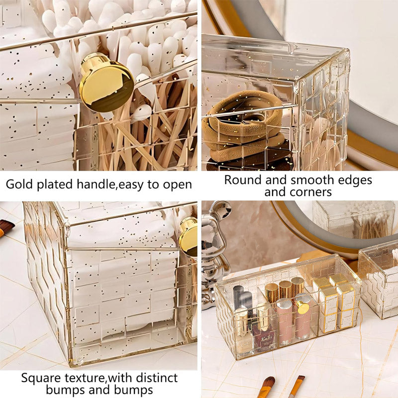 Acrylic Cosmetic Storage Box With Lid