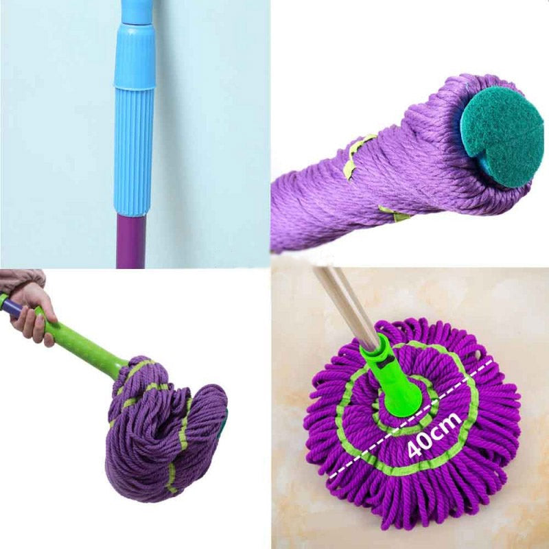 Rotating Microfiber Twist Mop