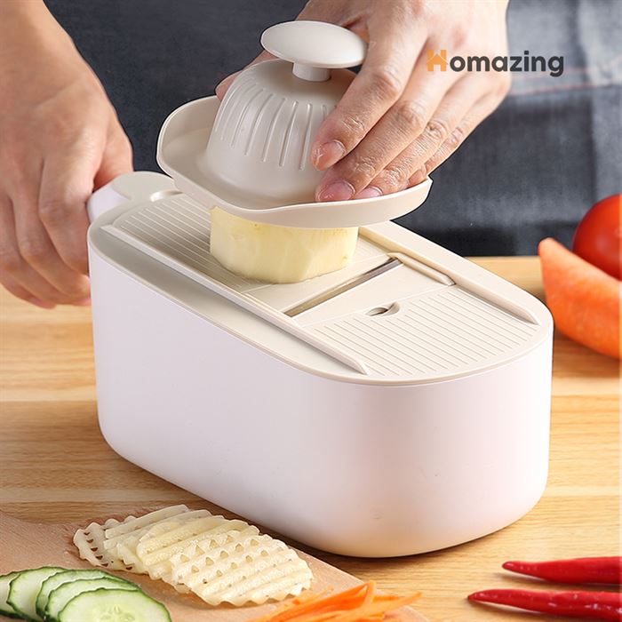 Multifunctional Vegetable Slicer Cutter With Drain Basket