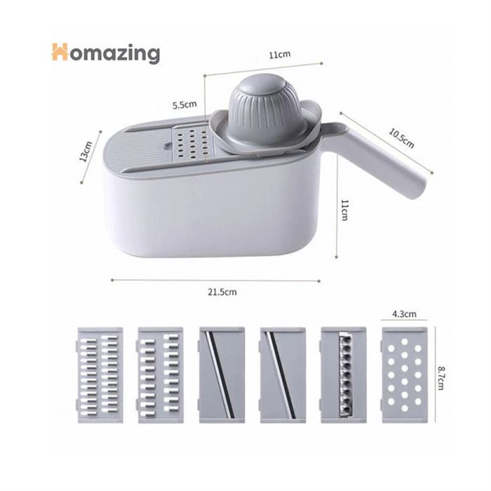 Multifunctional Vegetable Slicer Cutter With Drain Basket