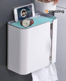 Wall-Mounted Toilet Paper Shelf Tissue Box