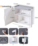 Wall-Mounted Toilet Paper Shelf Tissue Box