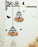 Wall Painting Birdcage Sticker