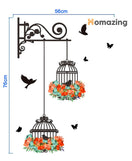 Wall Painting Birdcage Sticker