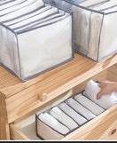 7 Compartments Pants Shirts Storage Clothes Box