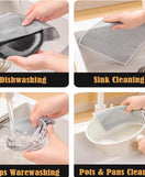 Wire Dishwashing Rags For Wet & Dry - Pack Of 5