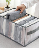 7 Compartments Pants Shirts Storage Clothes Box