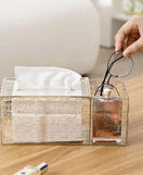 Acrylic Tissue Box With Holder