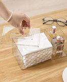 Acrylic Tissue Box With Holder