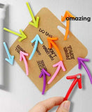 6 Pcs Arrow Fridge magnets