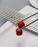 Stainless Steel Plain Chopsticks Set-Reusable