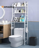 Over The Commode Iron Organizer Bathroom Shelf