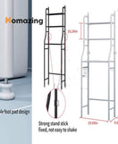 Over The Commode Iron Organizer Bathroom Shelf