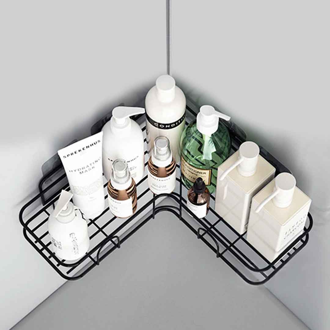 Bathroom Corner Rack Self-Adhesive