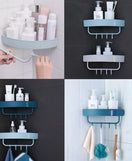 Wall-mounted Corner Bathroom Triangle Shelf Rack