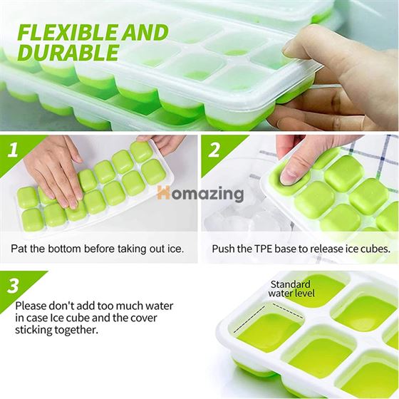 Ice Cube Tray With Lid