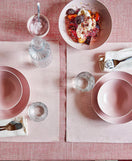 Stoneware Dinner Set Pink (18 Pcs Set)