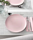 Stoneware Dinner Set Pink (18 Pcs Set)