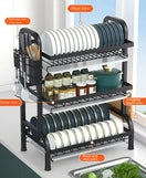 3 Layer Multi-Tiered Dish Storage Rack