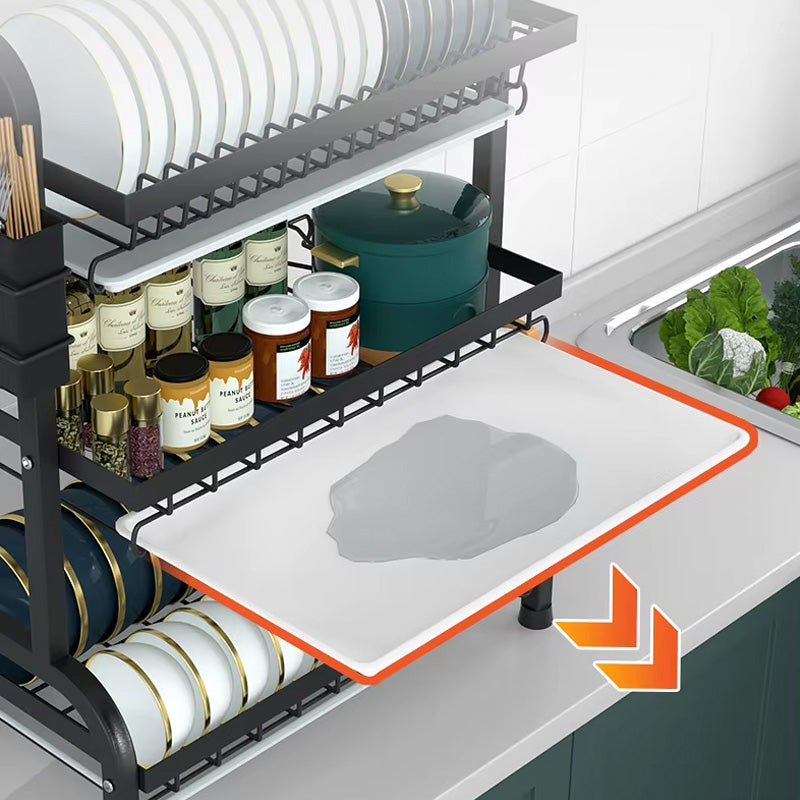 3 Layer Multi-Tiered Dish Storage Rack