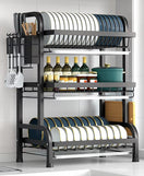 3 Layer Multi-Tiered Dish Storage Rack