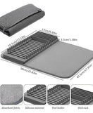 Foldable dish drying Pad