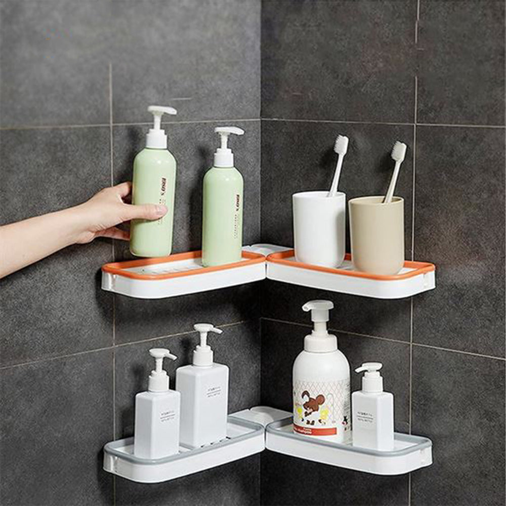 Foldable Corner Shelf Dual-Purpose