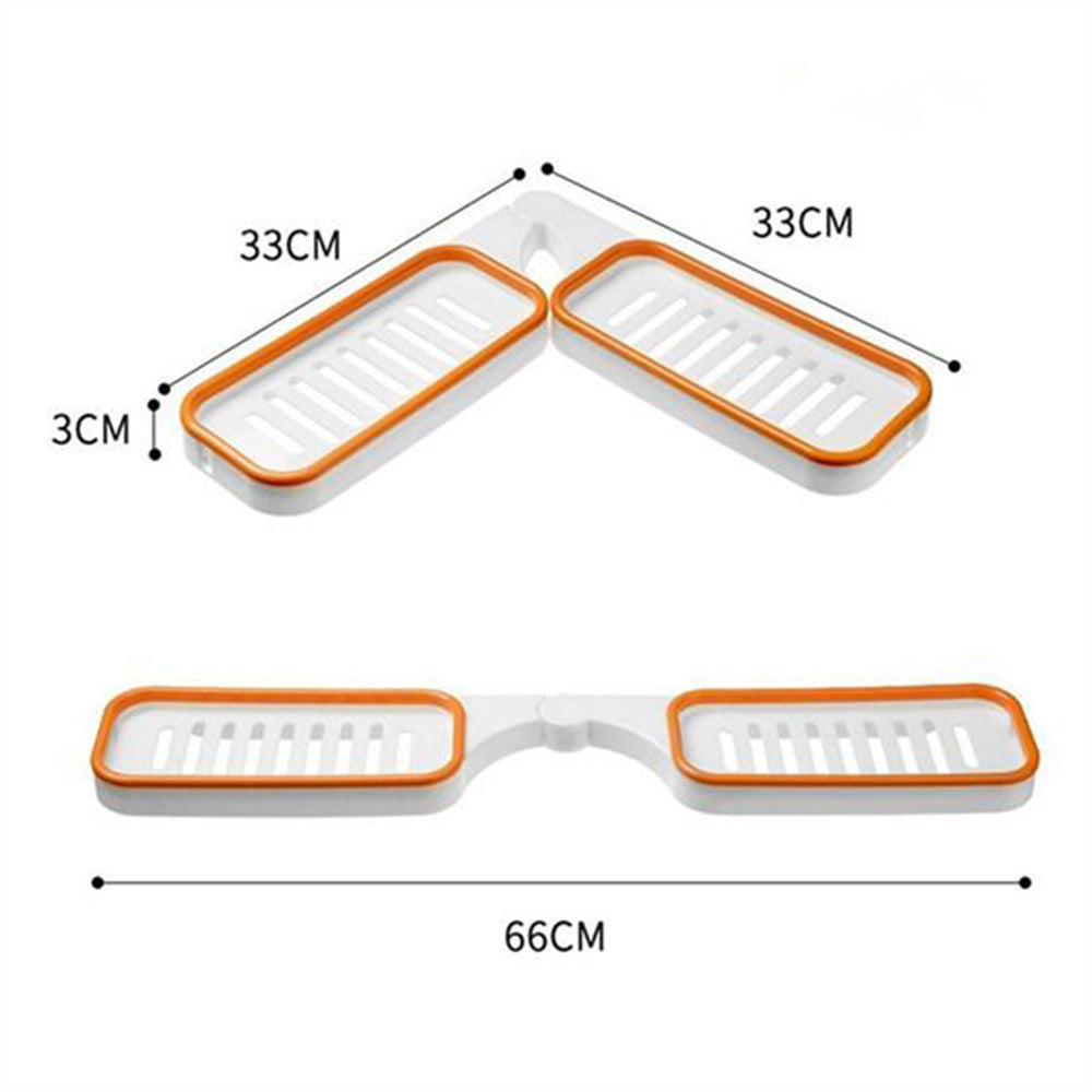 Foldable Corner Shelf Dual-Purpose