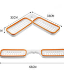 Foldable Corner Shelf Dual-Purpose