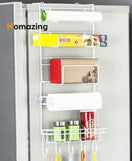 5-Tier Multi-Functional Storage Shelf For Hanging On The Fridge