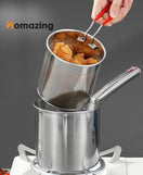 Deep Frying Pot Stainless Steel