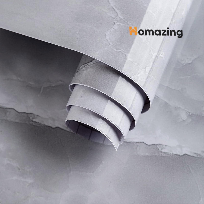 Marble Adhesive Paper Grey 60 x 200 cm