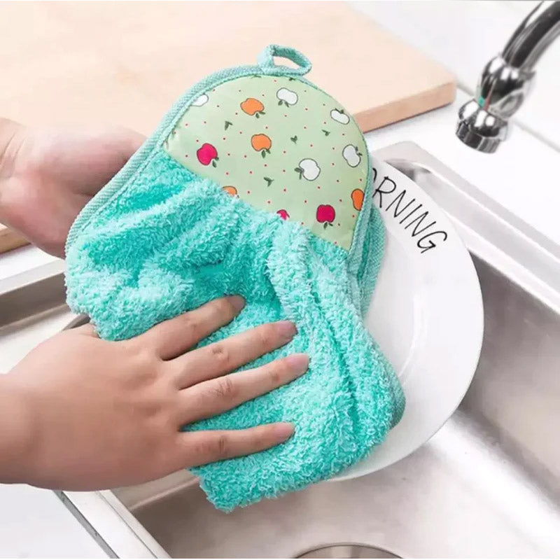 Hanging Soft Hand Wipe Towel-Pack Of 5