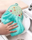 Hanging Soft Hand Wipe Towel-Pack Of 5