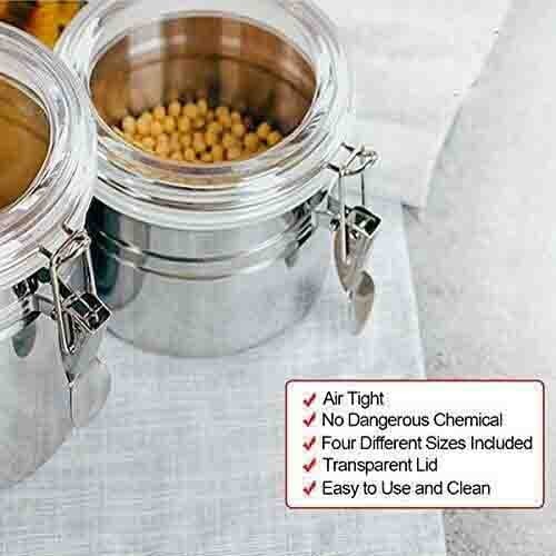 4 Pcs Airtight Canister Set