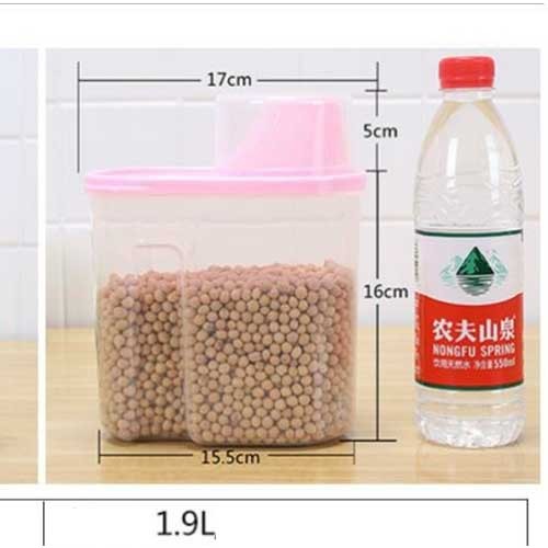 Small Grain Jar With Cup 1.9 Ltr