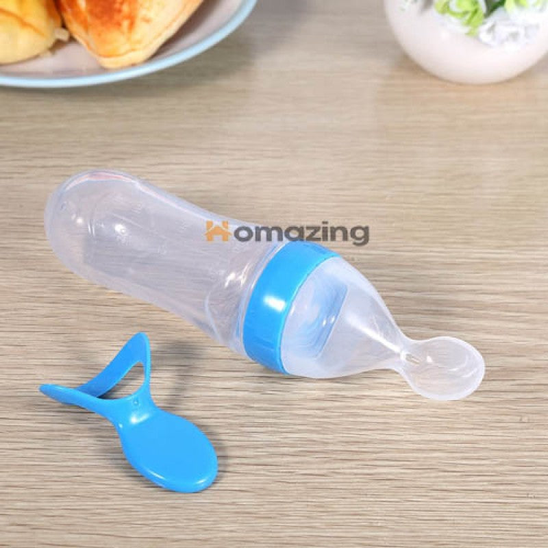 Baby Feeding Bottle With Spoon