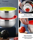 Stainless Steel Mixing Bowl 5 Pcs