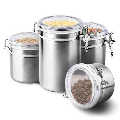 4 Pcs Airtight Canister Set