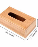 Tissue Box Wooden Rectangular